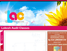 Tablet Screenshot of lokeshauditclasses.com